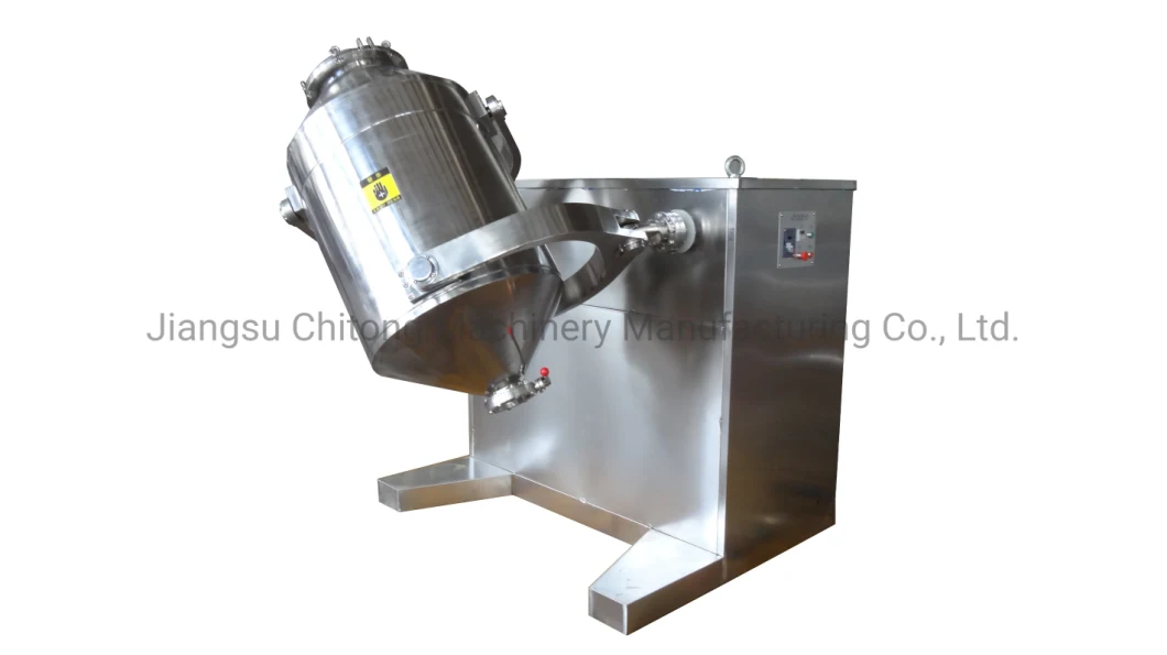 GMP High Quality Syh Three Dimensional Automatic Container Mixing Machine Powder Mixer for Several Powder From